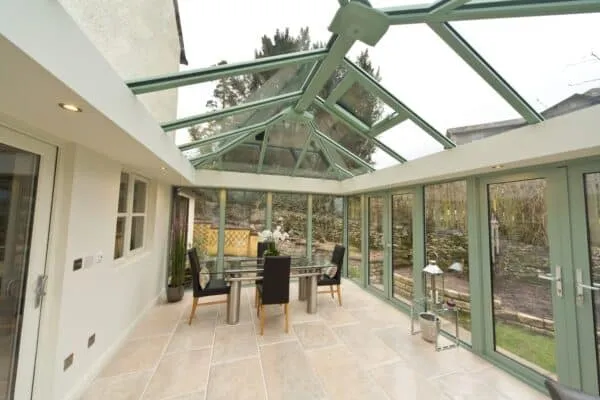 Glass home extension