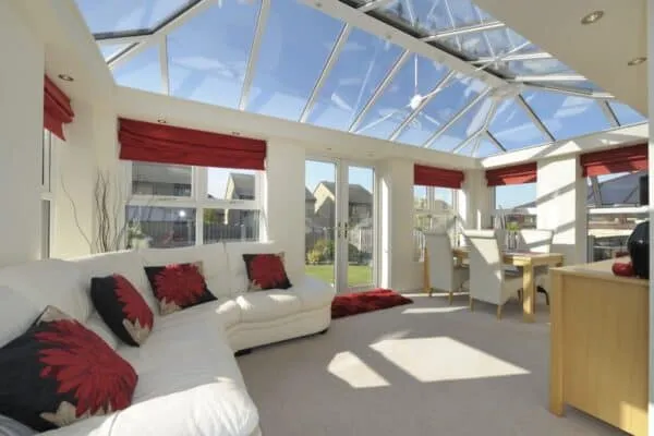 Large living room home extension